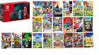 NEW Nintendo Switch Console 32GB Neon Blue Red Joycon Bundle FREE Choice of Game