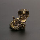 Solid Brass Snake Figurine Statue House Office Decoration Animal Figurines Toys!