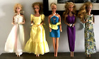 Vintage-Barbie Dolls 1966 with Original Clothing Lot of 5