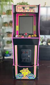 Ms. Pac-Man Legacy Video Game Arcade with Riser-Wi-Fi Live -Arcade1UP  14 Games
