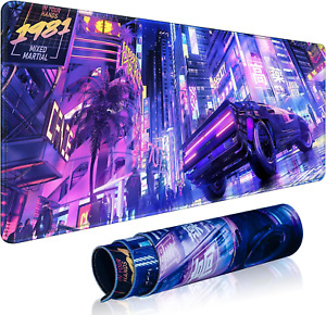 Anime City Gaming Mouse Pad LargeXL Desk Pad Computer Mouse Pad for Keyboard ...
