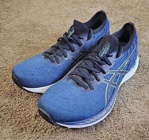 ASICS GEL-KAYANO 28 Blue Mesh Knit Athletic Running Shoes Sneakers Mens 11