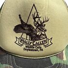Vintage Hunting Hat Camo Snapback Truckers Halley Caller Wildlife Calls