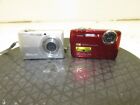 Lot of 2 Casio Cameras - Exilim EXFS10 EX-Z600 - Untested As-is