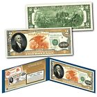 1882 Series James Madison $5,000 Gold Certificate designed on a Real $2 Bill