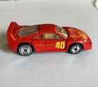 Vintage Hot Wheels 1988 Ferrari F40 Engine Cover Opens Red