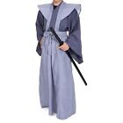 Japanese Historical Drama Cosplay Costume Kimono Obi Samurai Halloween Japan New