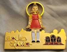 Squid Games Gold Coin Kids Play Ground Turning Head Signed Card Drama Series Old