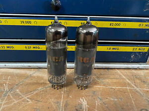 Pair RCA USA  EL84 6BQ5 Vacuum Tubes Guaranteed Matched!
