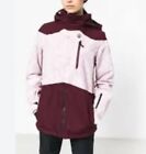 Volcom Women Size L Pine 2L Tds Snowboard Jacket-Insulated-Merlot/Pink Blush-NEW