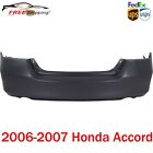 New Bumper Cover For 2006-2007 Honda Accord Sedan Rear Primed HO1100233 (For: 2007 Honda Accord EX Sedan 4-Door 2.4L)