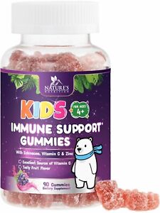 Kids (4+) Immune Support Gummies w/Echinacea, Vitamin C, and Zinc - 120 Gummies