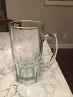 Extra Large 34oz 1 Liter Glass Beer Mugs German Style Stein Cup Thick 8.5