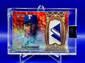 New Listing2022 Topps Dynasty Baseball Alex Rodriguez Dynastic Data Gold Patch Auto 1/1