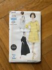 Vintage 1960s Vogue Sewing Pattern One Piece Dress 6559 Factory Folds 10, 11, 12