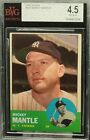 1963 Topps #200 Mickey Mantle BVG 4.5