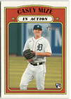 2021  Topps Heritage #254 Casey Mize In Action Detroit Tigers