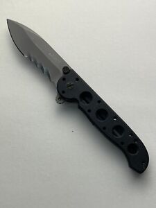 CRKT Carson M21-12G Liner Lock Knife EDC Serrated Rope Cutter Tactical Survival