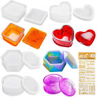 Jewelry Box Silicone Resin Molds Heart Shape Storage Box Epoxy Mold for Making