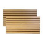 4 ft x 2 ft Horizontal Maple Slatwall Easy Panels (24