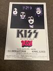 Kiss 1975 Normal, Illinois Cardstock Concert Poster 12