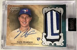 2021 Topps Dynasty Nate Pearson Auto Relic /5 Bluejays RC