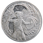Aztec Eagle Warrior - 1 oz .999 Fine Silver Round