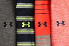 Under Armour Men's lot of 4 multicolored detailed HeatGear golf polo shirts M