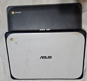 Asus Chrome Book Laptop Computer Model c202s Untested Parts Only Lot Of 2