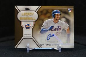 New Listing2019 topps Jeff McNeil Legacy Of Baseball Rookie auto /50