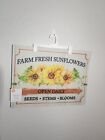 Perfect Harvest Fall Doormat Rug “Farm Fresh Sunflowers” Indoor/Outdoor 18”x24”