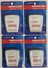 CareOne Unwaxed Dental Floss Unflavored 55yd Each Lot of 4