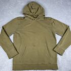 Pact Organic Cotton Hoodie Mens L Green Essential Loopback Terry Pullover