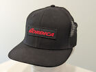 Nordica Ski Boots Black Adjustable Trucker Hat Cap Adult Patch Mesh Snap Back