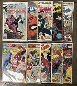 Web of Spider-Man Annual #1-10 Complete Run Marvel Lot of 10