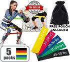 Resistance Bands Loop Set Gym Exercise Yoga Strength Workout Fitness Booty Band