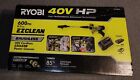 RYOBI 40V HP 600PSI EZClean Cordless Power Cleaner w/ Battery & Charger - SEALED