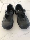 Keen Womens Size 6.5 Mary Jane Calistoga Gray Nubuck Floral Leather Shoes