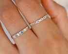 braided ring 925 Sterling Silver Band& Statement  Handmade  Ring All size