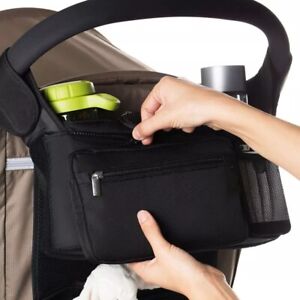 Universal Diaper Bag Baby Stroller Organizer Bag With Insulated Cup Holders Diap