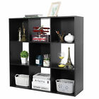 3 Tier 9-Cube Cabinet Storage Organizer Wooden Bookcase Shelving Home Decor