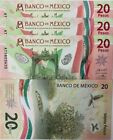 Mexico 20 Pesos 2021 P 136 Polymer Comm. Random Date & Signature UNC Lot 3 Pcs