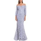 Xscape Womens Lace Maxi Special Occasion Evening Dress Gown BHFO 2604