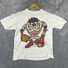 Vintage Cleveland Indians Shirt Mens Large Taz Looney Tunes All Over Print