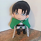 Attack On Titan Levi Plush Two Swords with Green Cape 12