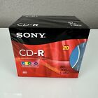 Sony 20CDQ80RX CD-R Blank Discs 80 Minute 700 MB 1-48x Color Collection 20 Pack