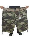 BIG MENS CARGO SHORTS WITH MULTIPLE POCKETS (44~62) FREE SHIPPING
