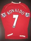 2006-2007 Nike Manchester United Cristiano Ronaldo Long Sleeve Jersey Shirt Kit