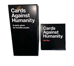 Cards Against Humanity W/ Expansion Box Red Box Lot 2 Card Game 17+