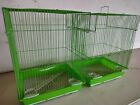 Set of 2 green bird cages 13